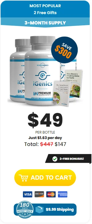 iGenics Price 3 Bottles
